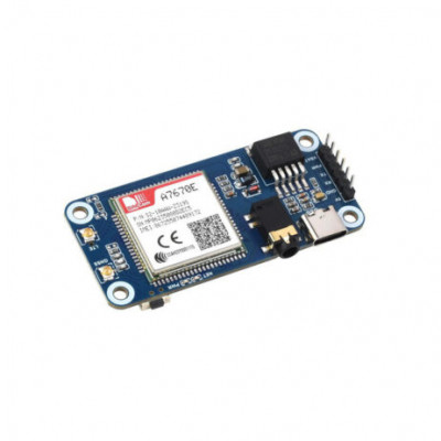 Waveshare Cat-1/GSM/GPRS/GNSS HAT for Raspberry Pi, Based On A7670E module, LTE