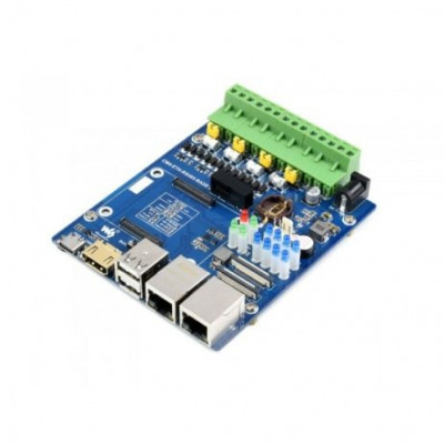 Waveshare Dual ETH Quad RS485 Base Board (B) for Raspberry Pi Compute Module 4