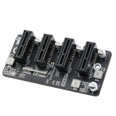 Waveshare Extended 4-Ch PCIe Gen 2x1 Expander Stable Performance Driver-Free Waveshare Extended 4-Ch PCIe Gen 2x1 Expander Stable Performance Driver-Free