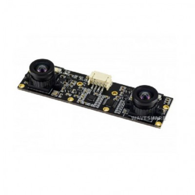Waveshare IMX219-83 Stereo Camera, 8MP Binocular Camera Module, Depth Vision