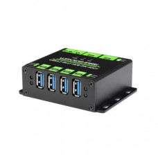 Waveshare Industrial grade USB HUB, Switchable dual hosts, Multi Protections