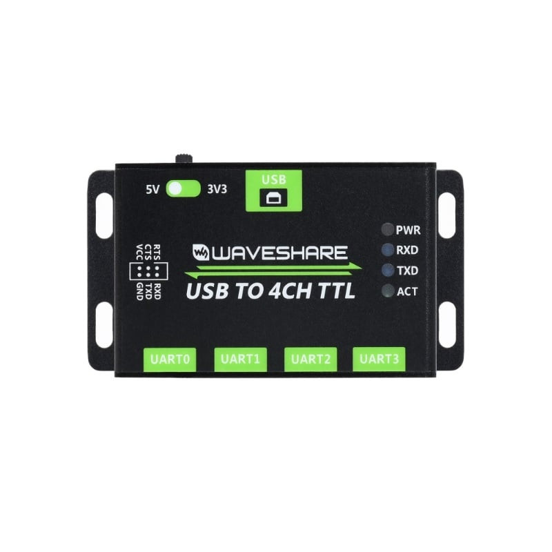 Cavo USB To TTL Waveshare Con Convertitore PL2303 – Connettori A 4 Pin 2.54mm, Lunghezza 1m, Per Win8