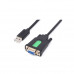 Waveshare Industrial USB To RS232 Serial Adapter Cable, USB Type A To DB9 Female Port, Original FT232RL Chip, Cable Length 1.5m Waveshare Industrial USB To RS232 Serial Adapter Cable, USB Type A To DB9 Female Port, Original FT232RL Chip, Cable Length 1.5m