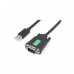 Waveshare Industrial USB To RS232 Serial Adapter Cable, USB Type A To DB9 Male Port, Original FT232RL Chip, Cable Length 1.5m