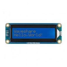Waveshare LCD1602 RGB Module, 16×2 Characters LCD, RGB Backlight, 3.3V/5V, I2C Bus