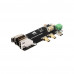 Waveshare Micro HDMI to HDMI Multifunctional Adapter, Compatible with Raspberry Pi 5 / 4B, Two Power Supply Methods, Supports Dual 4K Outputs