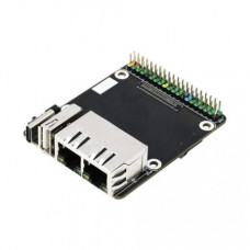 Waveshare Mini Dual Gigabit Ethernet Base Board Designed for Raspberry Pi Compute Module 4 Waveshare Mini Dual Gigabit Ethernet Base Board Designed for Raspberry Pi Compute Module 4