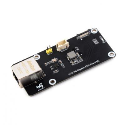 Waveshare PCIe TO Gigabit ETH Board (C) For Raspberry Pi 5, Supports Raspberry Pi OS, Driver-Free, Plug And Play, Raspberry Pi 5 PCIe Adapter Waveshare PCIe TO Gigabit ETH Board (C) For Raspberry Pi 5, Supports Raspberry Pi OS, Driver-Free, Plug And Play, Raspberry Pi 5 PCIe Adapter