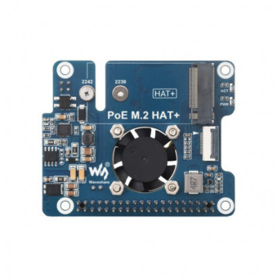 Waveshare PCIe To M.2 Adapter With PoE Function For Raspberry Pi 5, Supports NVMe Protocol M.2 Solid State Drive, High-speed Reading/Writing, Raspberry Pi 5 PoE HAT Waveshare PCIe To M.2 Adapter With PoE Function For Raspberry Pi 5, Supports NVMe Protocol M.2 Solid State Drive, High-speed Reading/Writing, Raspberry Pi 5 PoE HAT