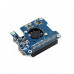 Waveshare Power Over Ethernet HAT (F) For Raspberry Pi 5, High Power, Onboard Cooling Fan, With Metal Heatsink, Supports 802.3af/at network standard