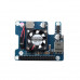 Waveshare Power Over Ethernet HAT (F) For Raspberry Pi 5, High Power, Onboard Cooling Fan, With Metal Heatsink, Supports 802.3af/at network standard