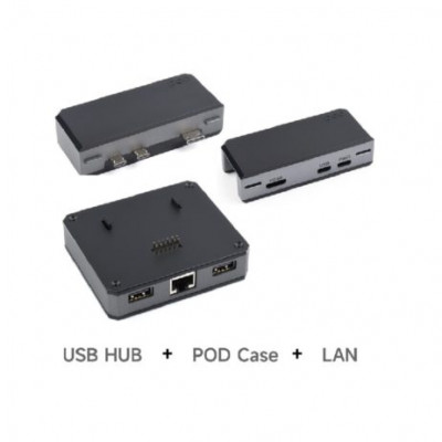 Waveshare Raspberry Pi Zero POD Kit A (HDMI USB HUB Module + Zero POD Case + LAN Module)