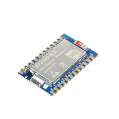 Waveshare RP2040-BLE Development Board, Raspberry Pi Microcontroller Development Board, Based On RP2040, Supports Bluetooth 5.1 Dual Mode USB Type-C adapter board + FPC cable Included
