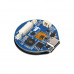 Waveshare RP2040 Microcontroller Development Board, with 1.28inch Round Touch LCD, Compact size, Accelerometer And Gyroscope Sensor