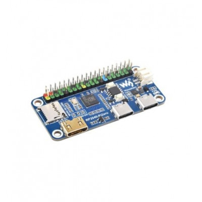 Waveshare RP2040-PiZero Development Board, Based On The Raspberry Pi RP2040 Dual-core Processor, 264KB SRAM And 16MB Onboard Flash Memory