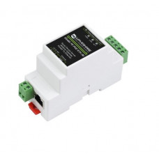 Waveshare RS485 TO POE ETH (B) Industrial Serial Server, RS485 to RJ45 Ethernet, TCP/IP to Serial – Rail-Mount Support