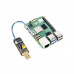 Waveshare USB To UART Debugger Module for Raspberry Pi 5, Type-A Port, Onboard UART Connector, High Baud Rate Transmission