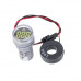 White 0-100A 22mm AD16- 22DSA Round LED Ammeter Indicator Light with Transformer
