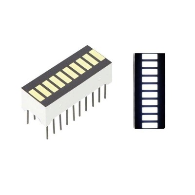 10 Segment LED Bar Graph Display - White Color buy online at Low Price ...