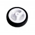White 3PI miniQ Car Wheel Tyre 34mm for N20 Motor White 3PI miniQ Car Wheel Tyre 34mm for N20 Motor