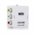 White AV to HDMI Converter Box 1080P 60Hz AV2HDMI