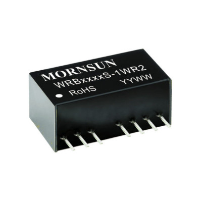 WRB2405S-1WR2 Mornsun 24V to 5V DC-DC Converter 1W Power Supply Module - Compact SIP Package