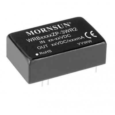 WRB2405ZP-3WR2 Mornsun 24V to 5V DC-DC Converter 3W Power Supply Module - DIP Package