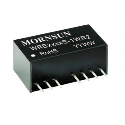 WRB4805S-1WR2 Mornsun 48V to 5V DC-DC Converter 1W Power Supply Module - Ultra Compact SIP Package WRB4805S-1WR2 Mornsun 48V to 5V DC-DC Converter 1W Power Supply Module - Ultra Compact SIP Package