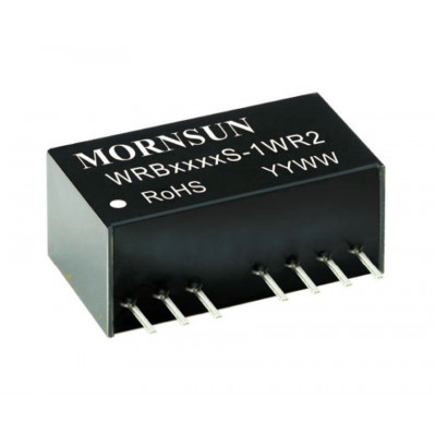 WRB4812S-1WR2 Mornsun 48V to 12V DC-DC Converter 1W Power Supply Module - Ultra Compact SIP Package