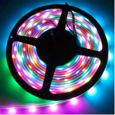 WS2812B 5V Addressable RGB Non-Waterproof LED Strip - 5 Meter