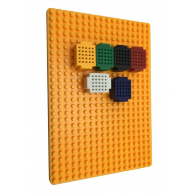 XF-25 Ultra Mini Multi-color Block Building breadboard