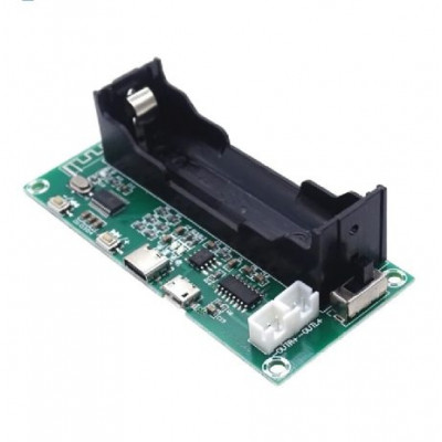 XH-A153 BlueTooth 5.0 Lithium Battery Holder Dual Channel 2*5W Stereo Class D Audio Amplifier Active Speaker DIY