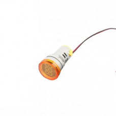 Yellow 0-100A 22mm AD16-22DSA Round LED Ammeter Indicator Light with Transformer Yellow 0-100A 22mm AD16-22DSA Round LED Ammeter Indicator Light with Transformer
