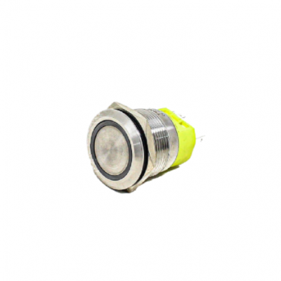 Yellow 22 mm 12V-24 V Momentory Metal Switch Yellow 22 mm 12V-24 V Momentory Metal Switch