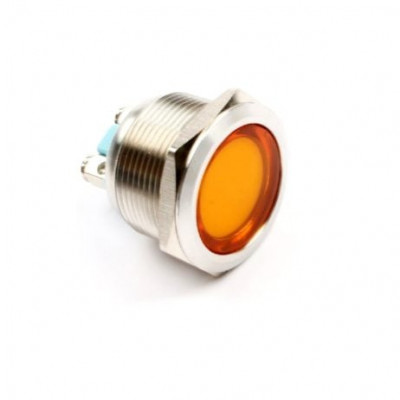 Yellow 3-9V 22mm LED Metal Indicator Light Yellow 3-9V 22mm LED Metal Indicator Light