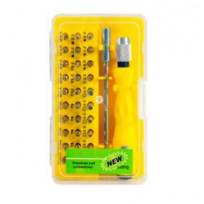 Yellow 32 in 1 Multi-Purpose Precision Screwdriver Set No.6011-A Yellow 32 in 1 Multi-Purpose Precision Screwdriver Set No.6011-A