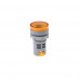 Yellow AC20-500V 22mm AD16-22DSV digital voltmeter Indicator with Big Digital Tube