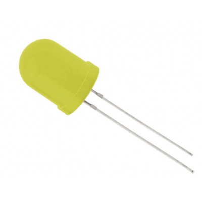 Yellow LED 10mm - 5 Pieces Pack